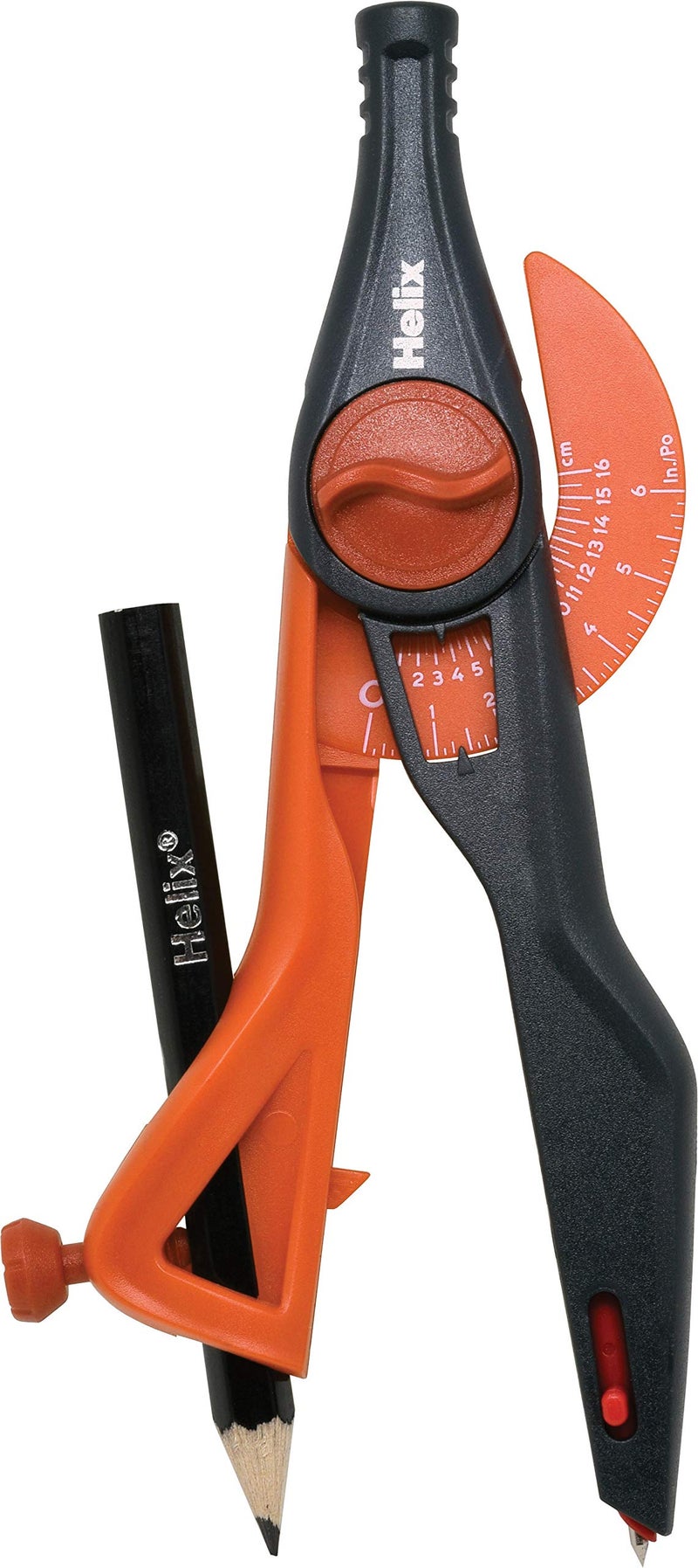 Helix Large Plastic Locking Compass with Safety Point, Assorted Colors (37279) - Image 4